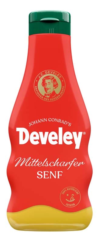 Develey Mittelscharfer Senf Squeezeflasche 250ml