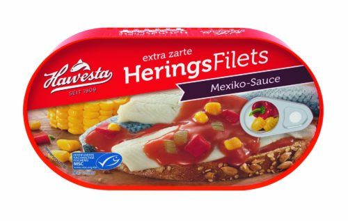 Hawesta Heringsfilets Mexiko-Sauce 200g