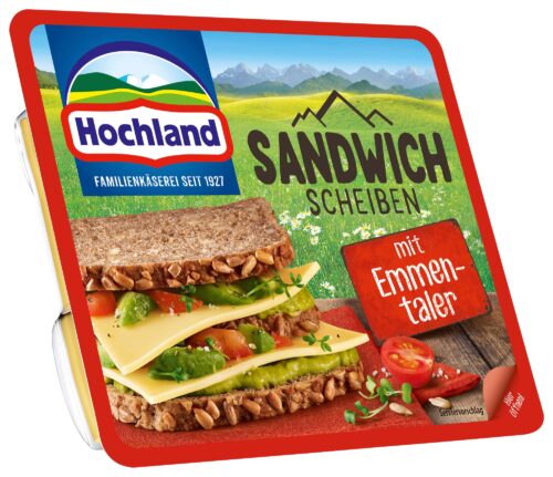 Hochland Sandwich Scheiben Emmentaler 45% 150g