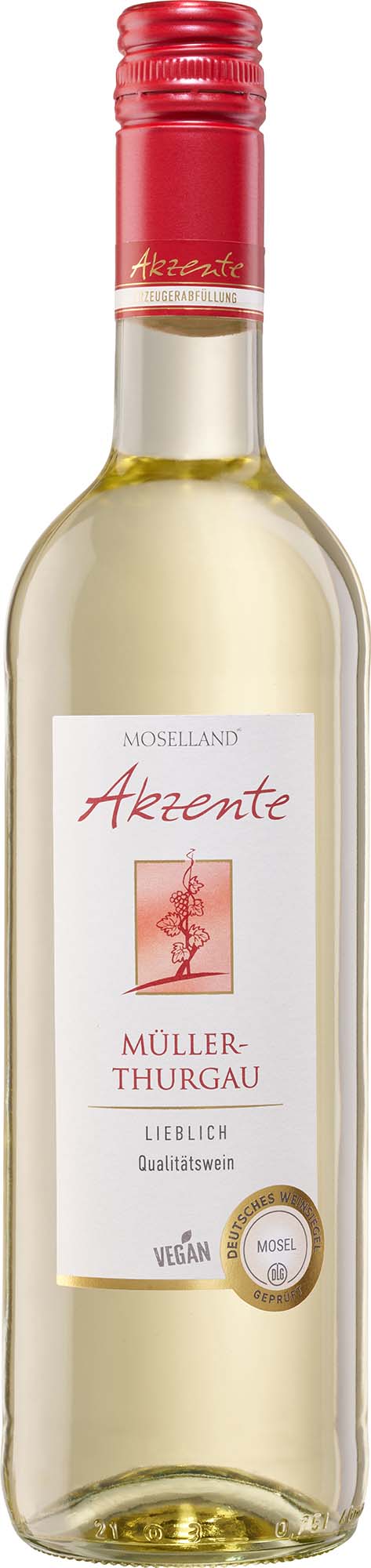Moselland Akzente Müller Thurgau QbA lieblich 0,75l