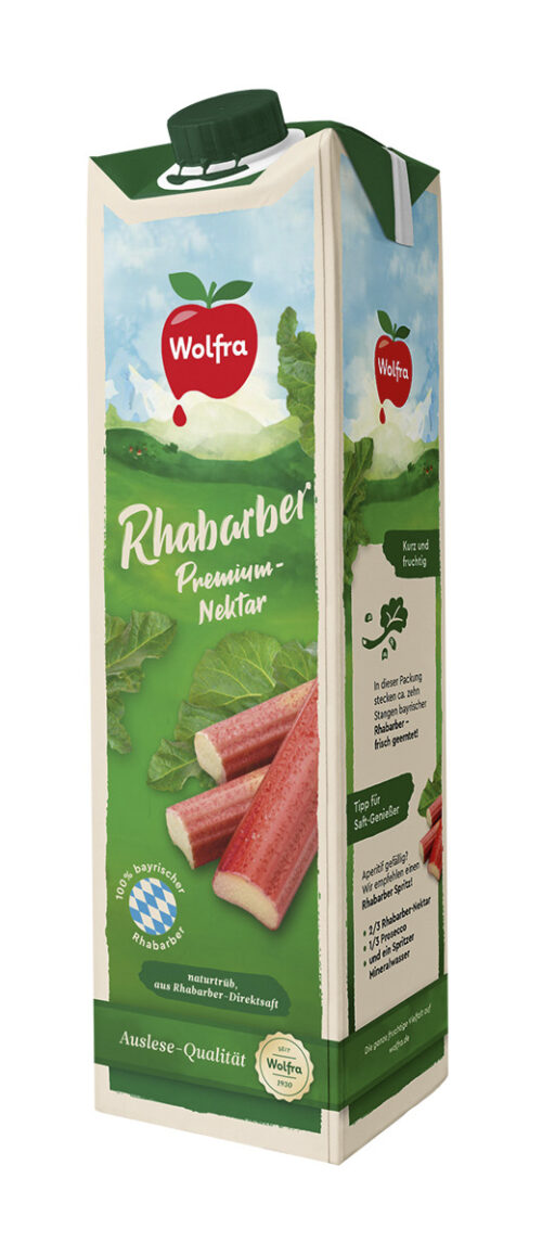 Wolfra Rhabarber Nektar 1l