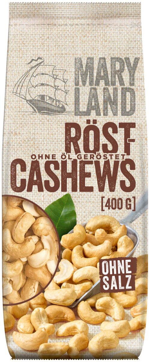 Maryland Röst-Cashews ohne Öl 400g