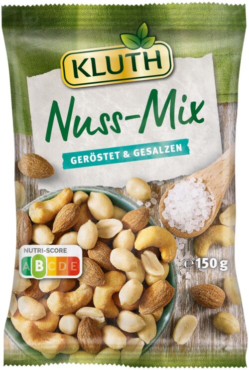 Kluth Nuss Mix geröstet & gesalzen 150g