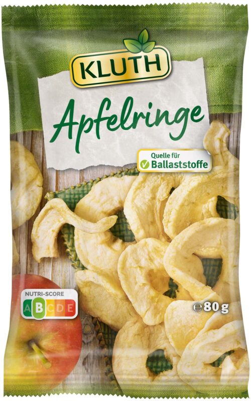 Kluth Apfelringe 80g