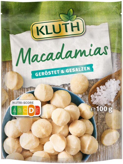 Kluth Macadamias geröstet & gesalzen 100g