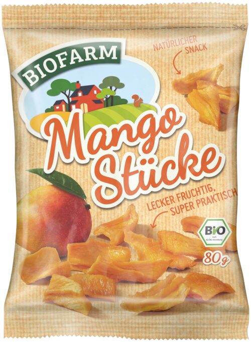 Biofarm Mangostücke 80g