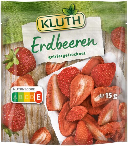 Kluth Erdbeeren gefriergetrocknet 15g