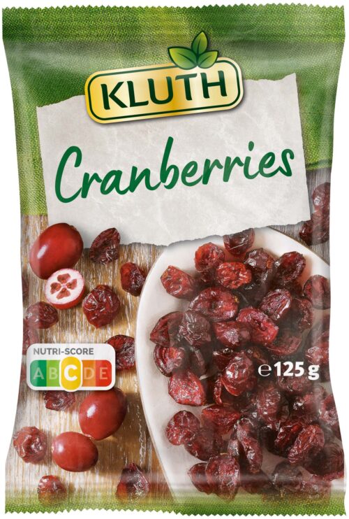 Kluth Cranberries 125g