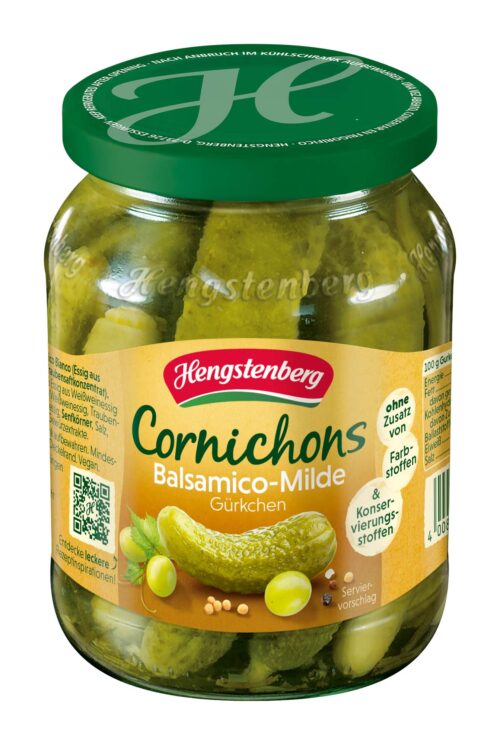 Hengstenberg Mild Cornichons 330g