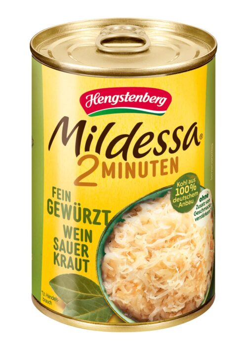 Hengstenberg Mildessa 2 Minuten Weinsauerkraut 425g