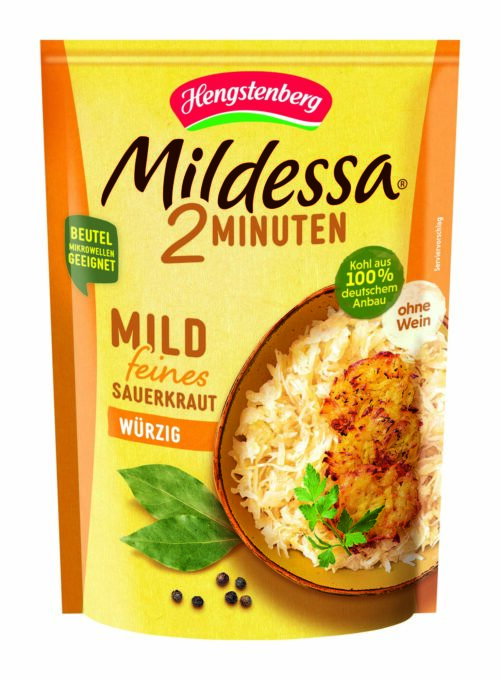 Hengstenberg Mildessa 2 Minuten Mildes Sauerkraut 400g