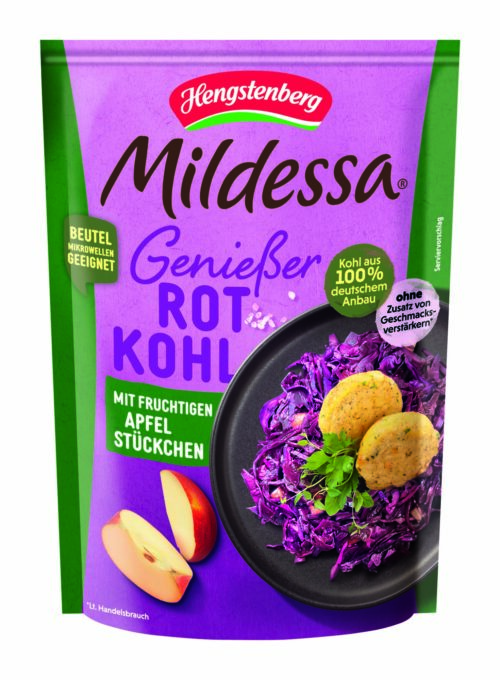 Hengstenberg Mildessa Genießer Rotkohl mit Apfelstücken 400g
