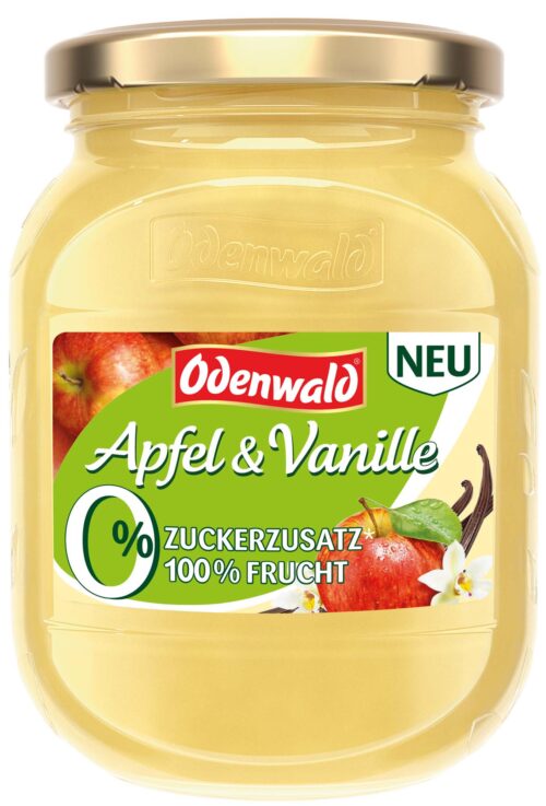 Odenwald Apfel & Vanillemus 0% 355g