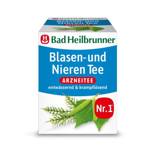 Bad Heilbrunner Blasen- und Nieren Tee Filterbeutel 8x1,75g