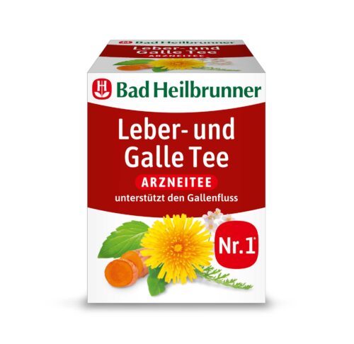 Bad Heilbrunner Leber- und Galle Tee Filterbeutel 8x1,75g