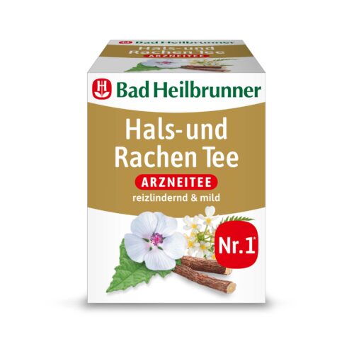 Bad Heilbrunner Hals- und Rachen Tee Filterbeutel 8x1,75g