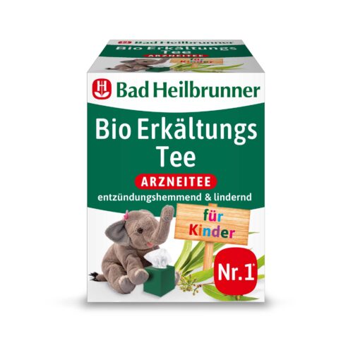 Bad Heilbrunner Bio Erkältungs Tee für Kinder Filterbeutel 8x1,6g
