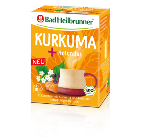 4008137005055 Bad Heilbrunner Kurkuma & Holunder Tee Filterbeutel 15x2g