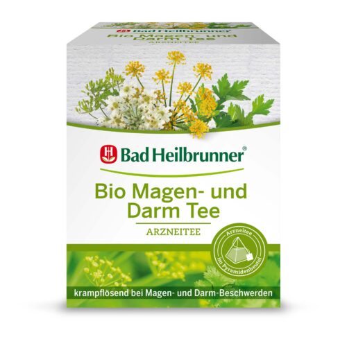 Bad Heilbrunner Bio Magen- und Darm Tee Pyramidenbeutel 12x2,5g