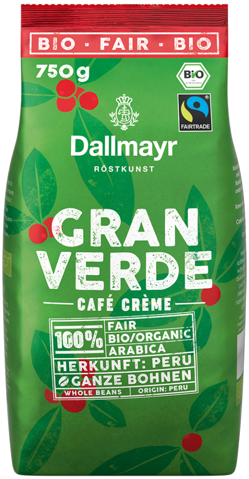 Dallmayr Gran Verde Bio Cafè Créme 750g