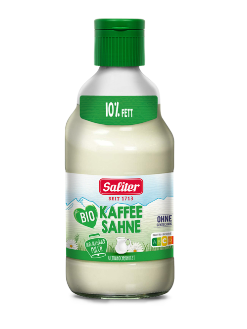 Saliter Bio Kaffeesahne 10% 395g