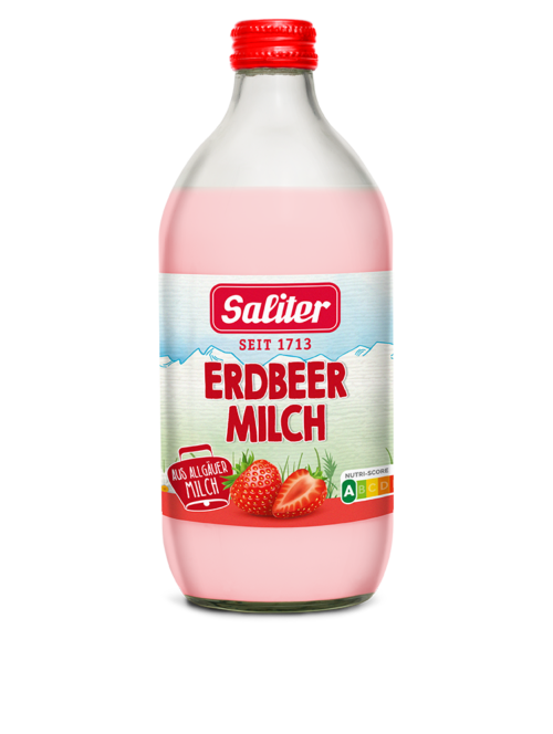 Saliter Erdbeer Milch 500ml