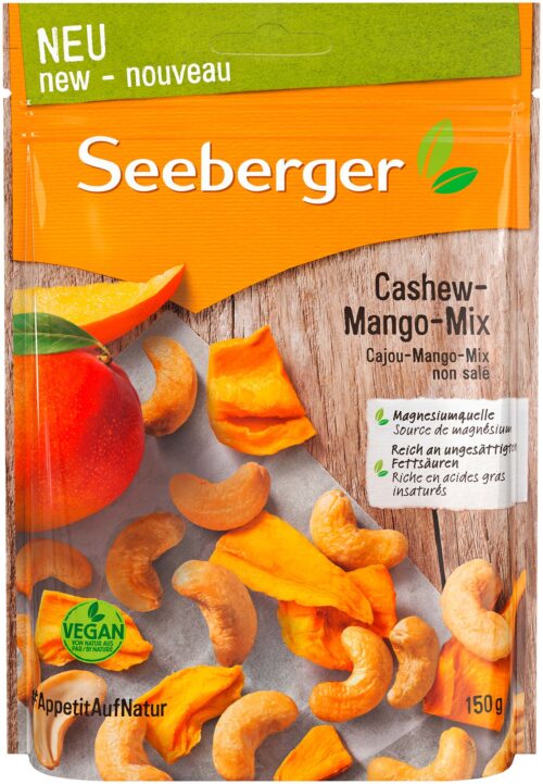 4008258014004 Seeberger Cashew-Mango-Mix 150g