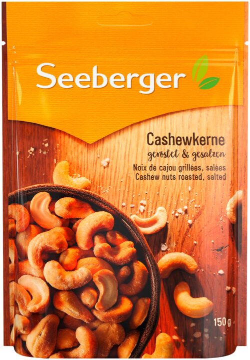 4008258038000 Seeberger Cashewkerne geröstet & gesalzen 150g