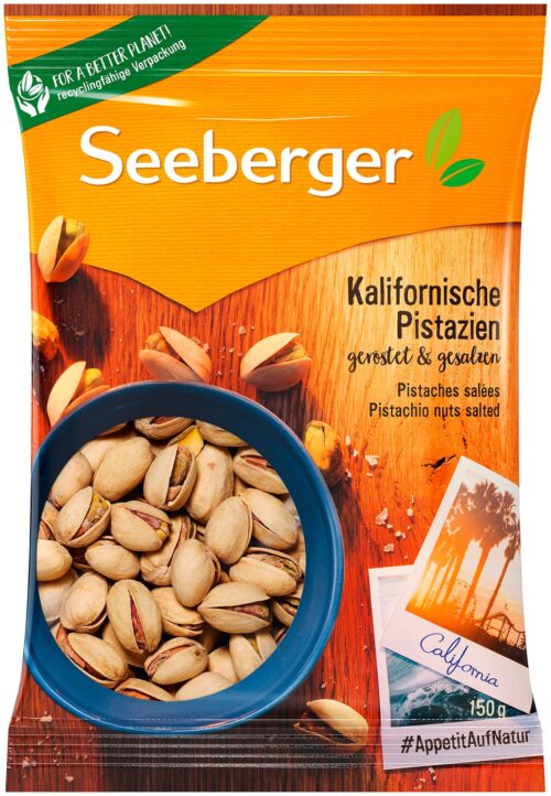 Seeberger Kalifornische Pistazien geröstet & gesalzen 150g