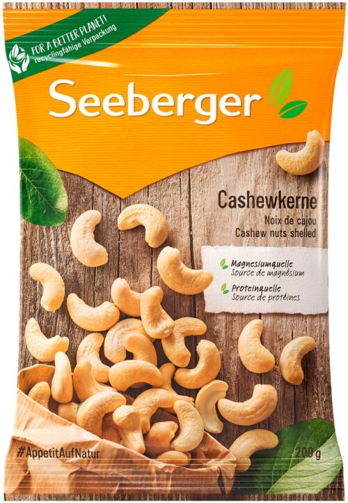 4008258107010 Seeberger Cashewkerne 200g