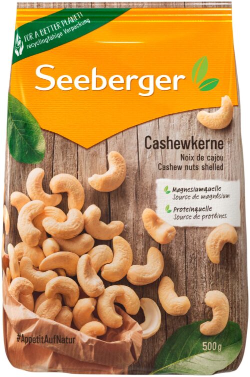 4008258107089 Seeberger Cashewkerne 500g