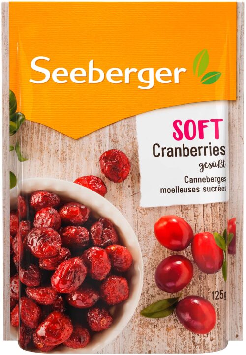 Seeberger Soft Cranberries 125g