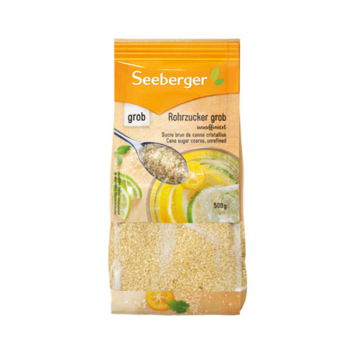 Seeberger Rohrzucker grob unraffiniert 500g
