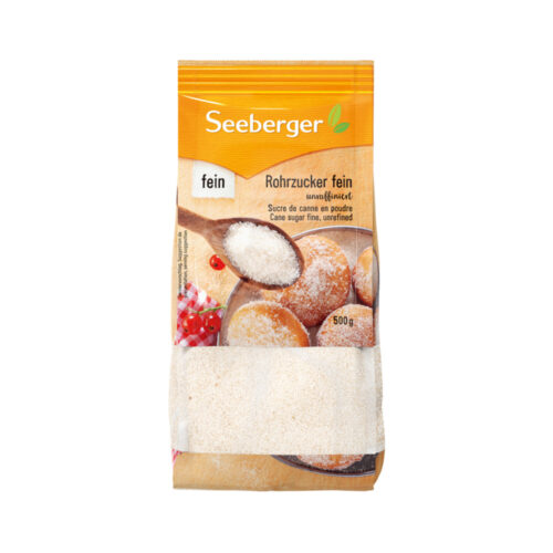 Seeberger Rohrzucker fein unraffiniert 500g