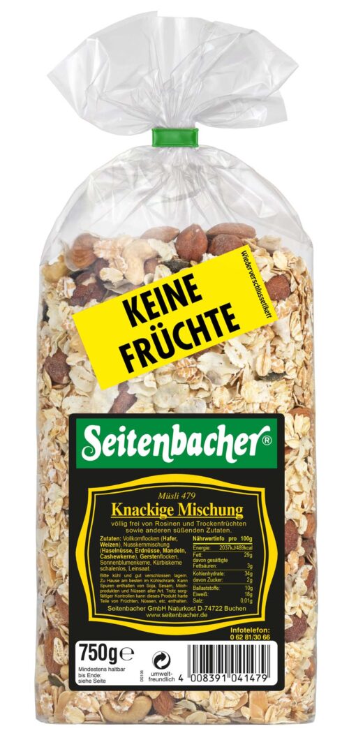 Seitenbacher Knackig Mischung #479 750g