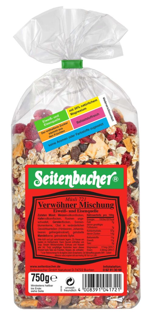 Seitenbacher Verwöhner Mischung #721 750g