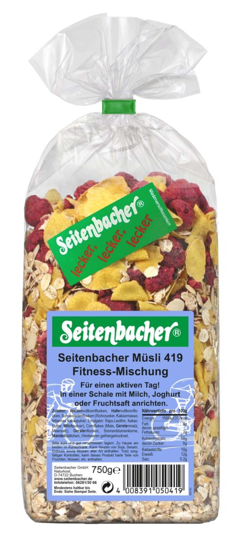 Seitenbacher Müsli #419 Fitness-Mischung 750g