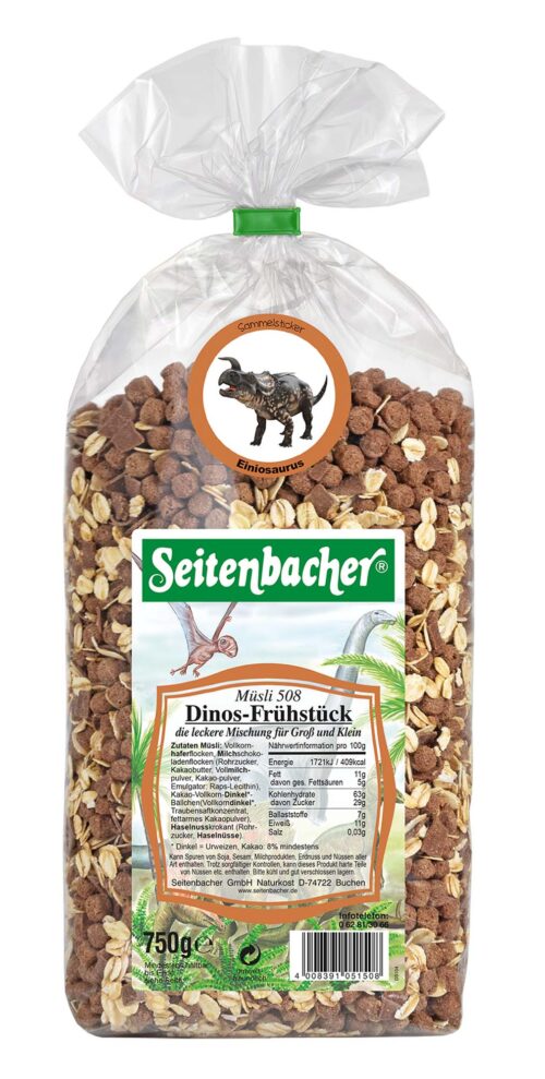 Seitenbacher Dinos-Frühstück Müsli #508 750g