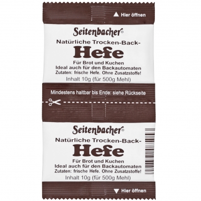 Seitenbacher Trocken-Back-Hefe 2x10g