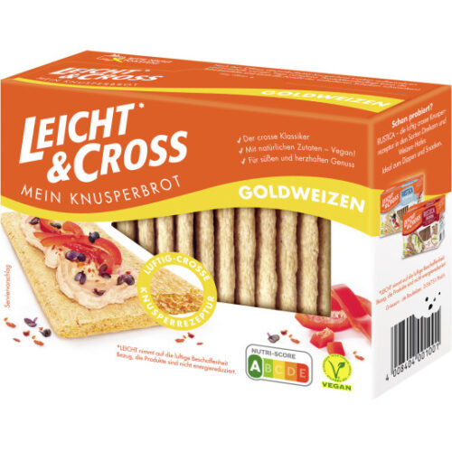 Leicht & Cross Mein Knusperbrot Goldweizen 125g