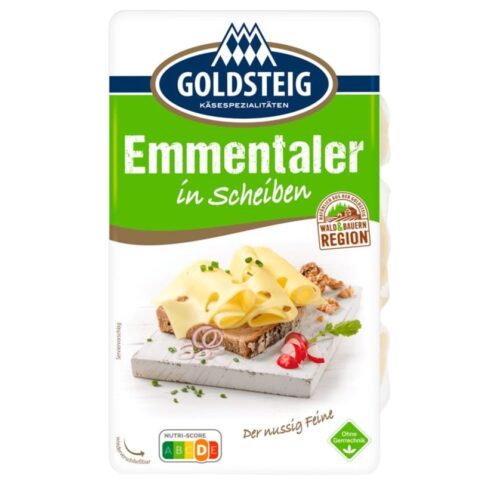 Goldsteig Emmentaler in Scheiben 45% 150g