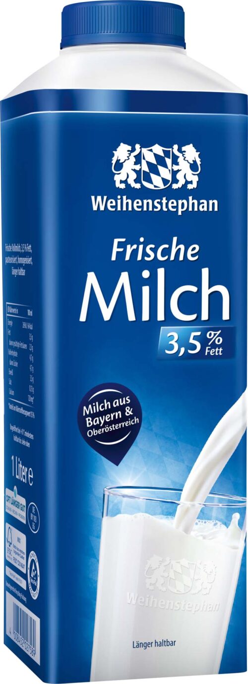 Weihenstephan Frische Milch 3,5% 1l
