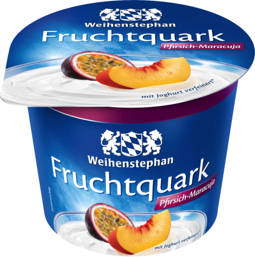 Weihenstephan Fruchtquark Pfirsich Maracuja 500g