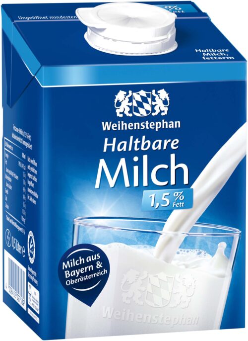 Weihenstephan Haltbare Milch 1,5% 0,5l