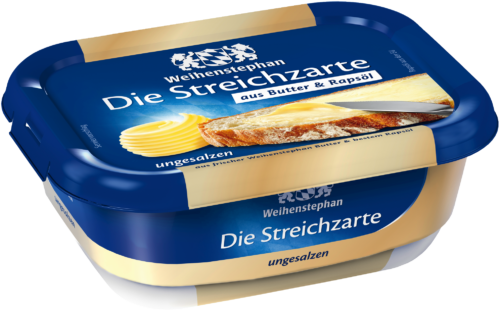 Weihenstephan Die Streichzarte Butter & Rapsöl ungesalzen 250g