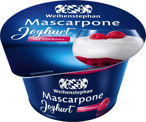 Weihenstephan Mascarpone Joghurt Himbeere 150g