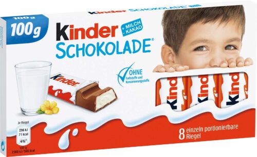 Kinder Schokolade 8ST 100g