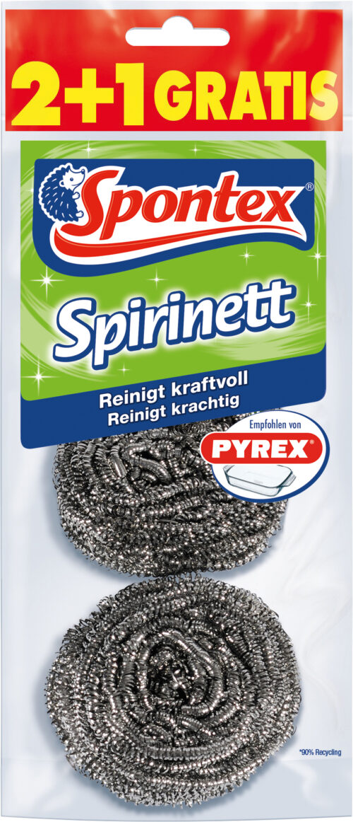Spontex Spirinett Edelstahl Spirale 2+1ST