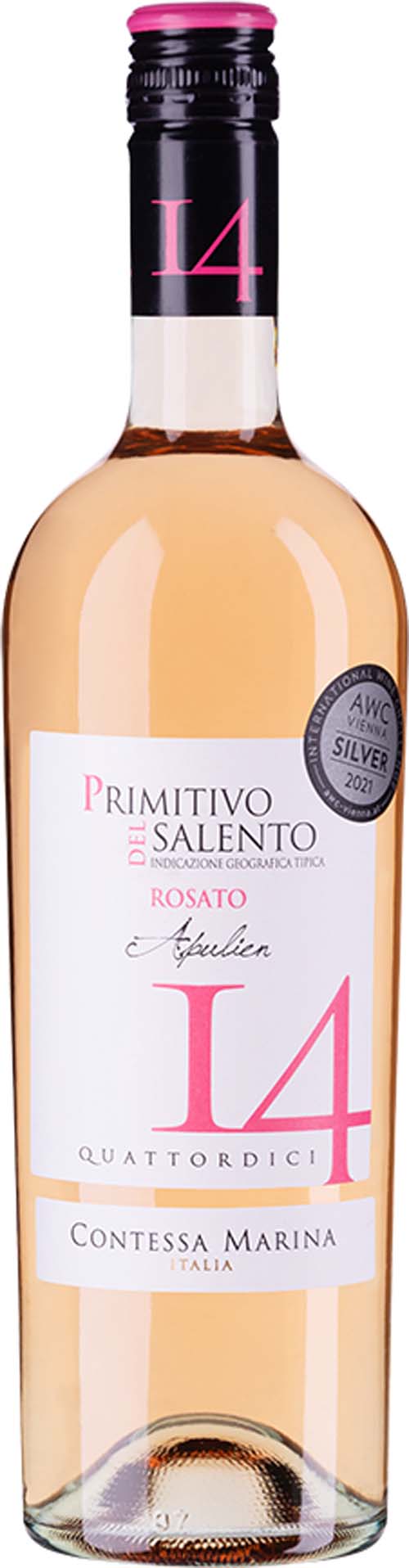 Contessa Marina Primitivo del Salento Rosato 14 IGT 0,75l