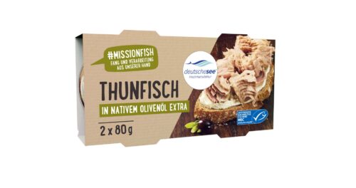 Deutsche See Thunfisch in nativem Olivenöl Extra 2x80g